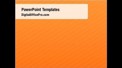 Orange Ribbon PowerPoint Template Backgrounds - DigitalOfficePro #06472