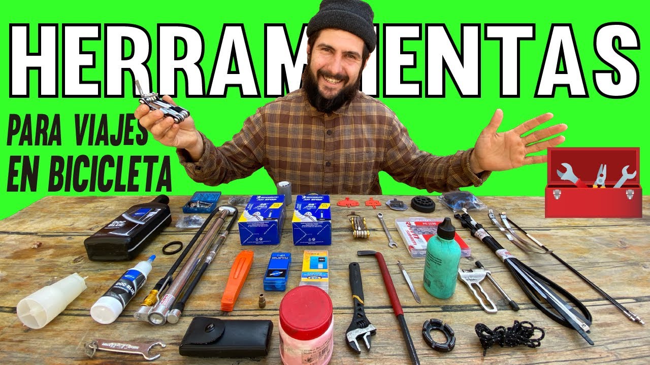 ✅🔧KIT de HERRAMIENTAS 🧰Y REPUESTOS ⚙️para VIAJAR en BICI // Cicloturismo y Bikepacking
