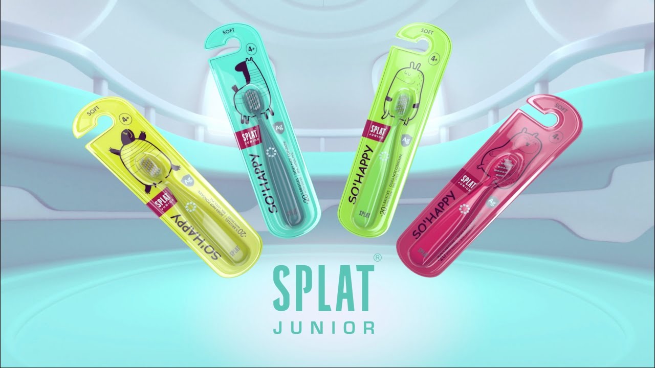 Инновационная детская зубная щётка SPLAT Junior