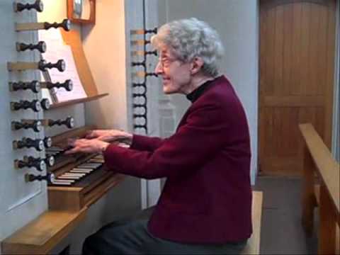 Delores Dufner on organ.wmv