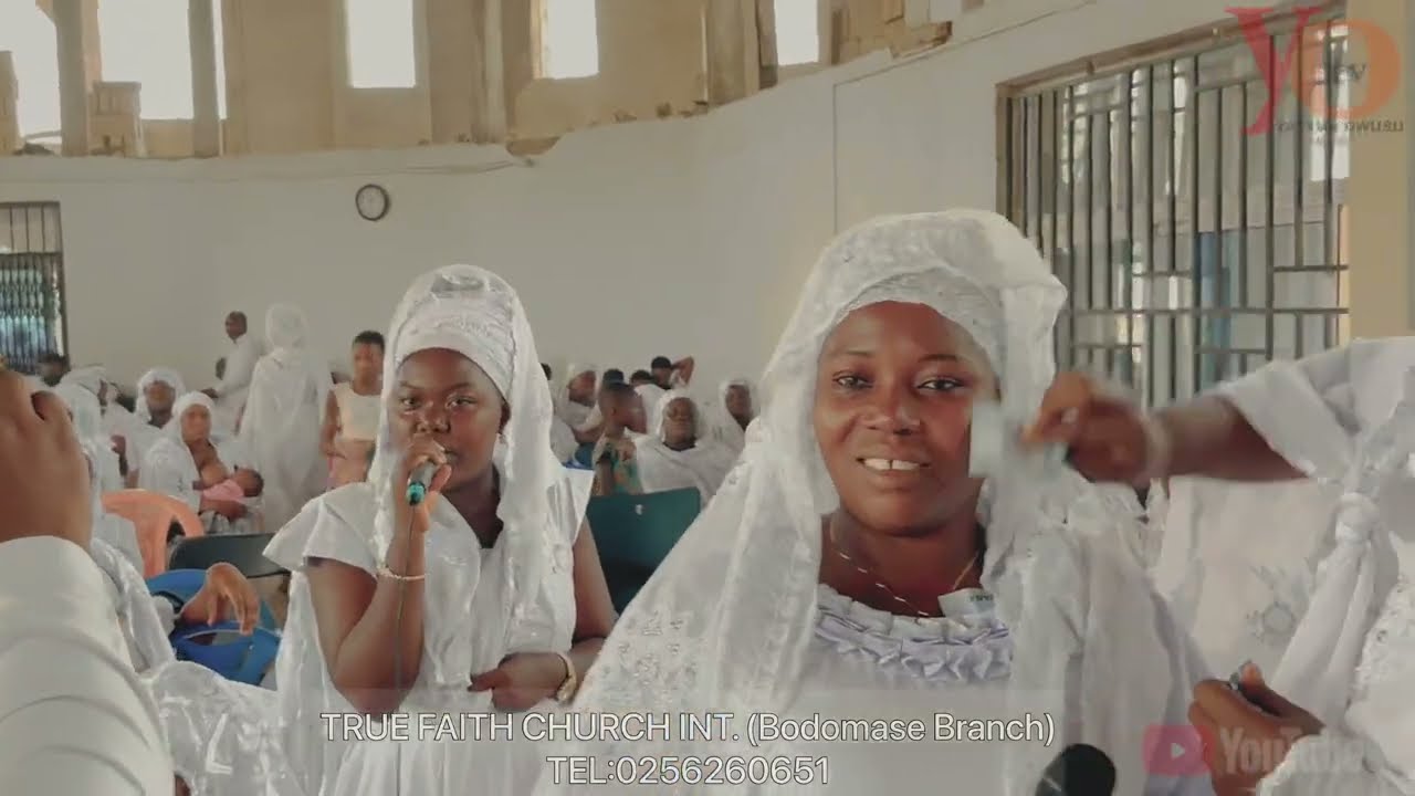 TRUE FAITH CHURCH SONG( Samuel) By Selina and TFCI stars at Bodomase🔥🤍👍