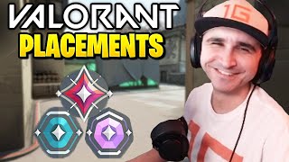 Summit1g Plays Valorant for the FIRST TIME since Beta! | Valorant Placements