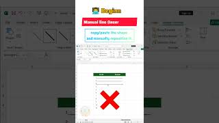 😱🔥 How to Create Auto Underscore Answer Lines in Excel 💡📊 | #ExcelTips #Shorts