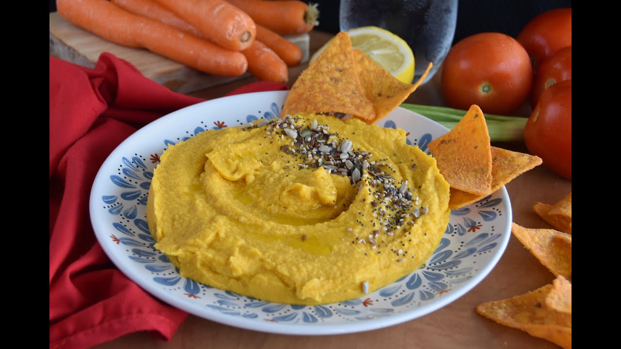 🥕 HUMMUS DE ZANAHORIAS MUY FÁCIL 💚