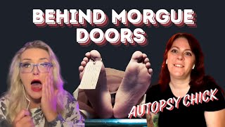 Behind Morgue Doors w/ an Autopsy Tech