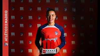 Sheila Guijarro recibió el premio Mahou a mejor jugadora del mes de noviembre