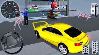 실제 스포츠카 운전 시뮬레이터 3D - 다층 자동차 주차 - Android GamePlay screenshot 1