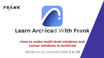 How to make multi-level windows and corner windows with Archicad