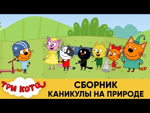 Три Кота | Сборник “Каникулы на природе“ | Мультфильмы для детей 