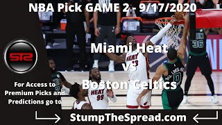 Nba free pick 9/17/2020 on miami heat vs boston celtics link to
premium picks - https://www.stumpthespread.com/ stump the spread #nba
#freepicks #nbapicks ...