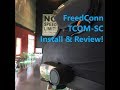 FreedConn TCOM-SC Helmet Intercom Install & Review