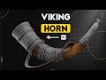 Texturing a Viking Horn Substance Painter