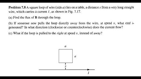 Problem 7.8 Introduction to electrodynamics by Griffiths
