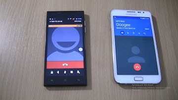 Incoming call &Outgoing call at the Same time Samsung Galaxy Note 1 Android 7+Doogee