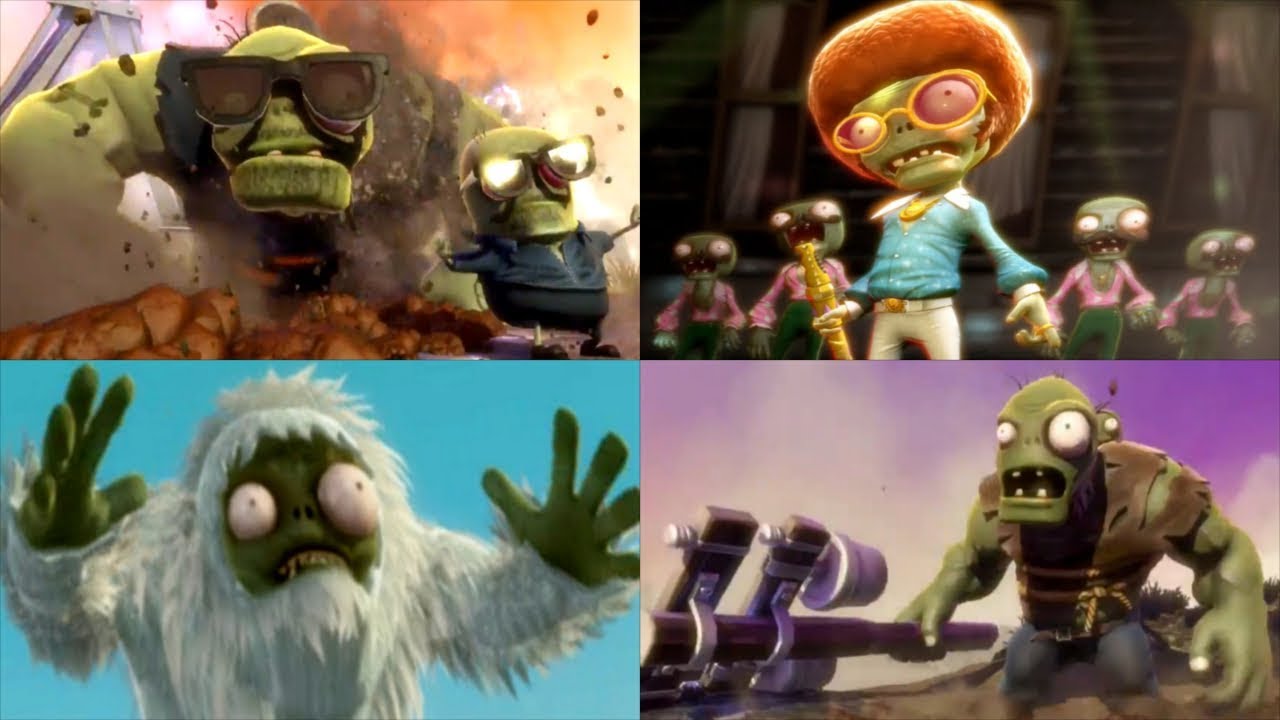 Plants vs. Zombies: Garden Warfare - Full Movie / All 