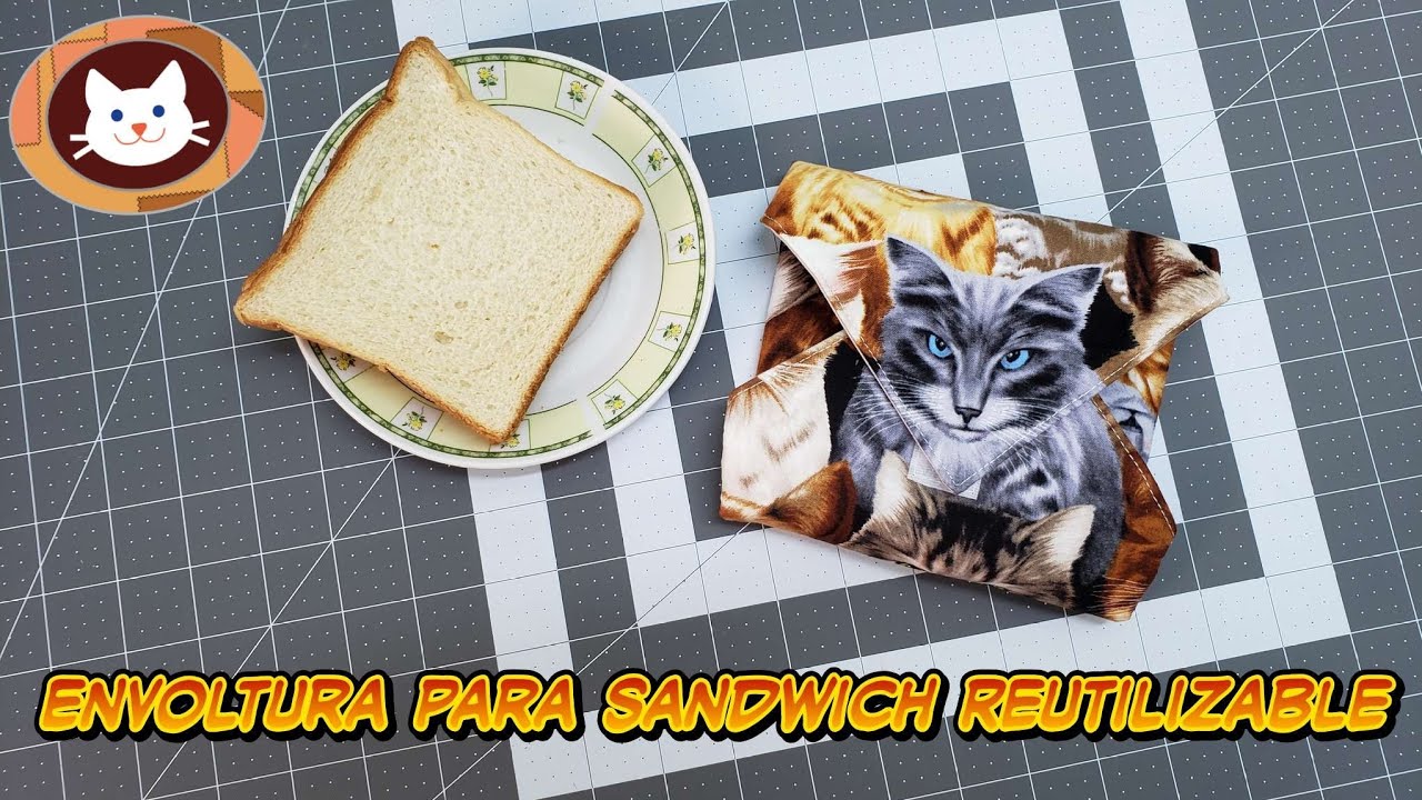 Como hacer una Envoltura para Sandwich ( costura creativa)