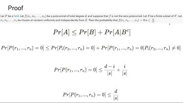 zkStudy Zero to hero 06. Schwartz-Zippel lemma
