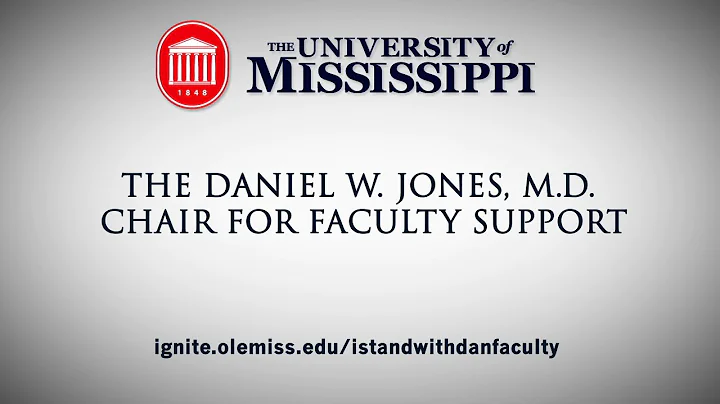 The Daniel W. Jones, M.D. Chair for Faculty Support - Faculty - DayDayNews