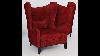 №4 Моделирование и визуализация кресла Chair and Sofa Monroe №4 Моделирование и визуализация кресла Chair and Sofa Monroe