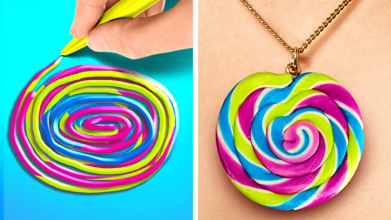 Adorable DIY Jewelry and Decor || 3D Pen, Epoxy Resin, Polymer Clay ...