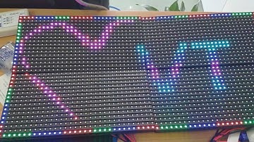 TEST NHANH CARD WF2 CHO BẢNG LED MA TRẬN FULL MÀU GIÁ CỰC RẺ. ĐIỀU KHIỂN BẰNG SMARTPHONE