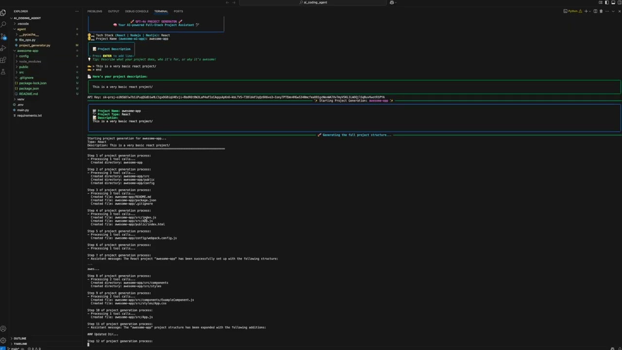 Build DEMO AI Agent: CodeGenerator Boilerplate Code