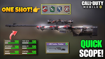 LW3-Tundra "1 SHOT" GUNSMITH BUILD | Beste LW3 Tundra Gunsmith-uitrusting | Seizoen 9 COD Mobile