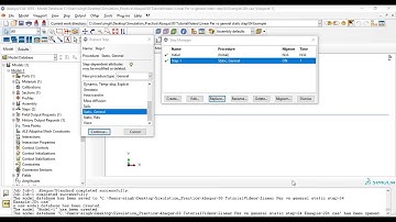 General Static v/s Linear Perturbation Step in Abaqus