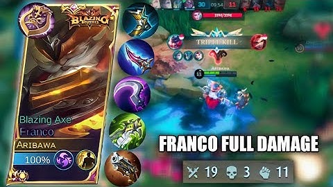 FRANCO FULL DAMAGE BUILD | FRANCO NEW BEST BUILD 2023!!