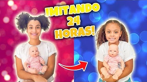 IMITANDO MINHA IRMÃ POR 24 HORAS - deu ruim😣