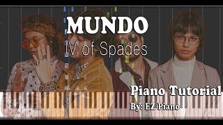 Mundo - IV of Spades | Piano Tutorial (Synthesia) chords