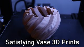 5 Satisfying 3D Printed Vase Timelapses