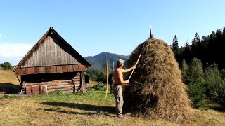 100-летняя лесная хижина вдали от цивилизации в диких лесах. Бушкрафт [серия 4]