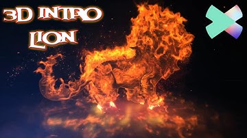 SIMPLE BUAT INTRO ANIMASI 3D LION DI FILMORA X  - FREE TEMPLATE INTRO LION