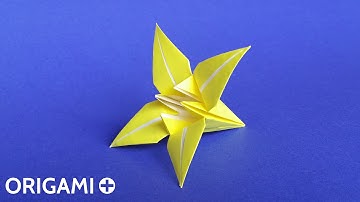 How to Make an Origami Lily Flower / Iris Flower ✿ Tutorial (Traditional model)