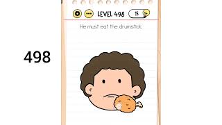 Brain Test Level 498 Walkthrough