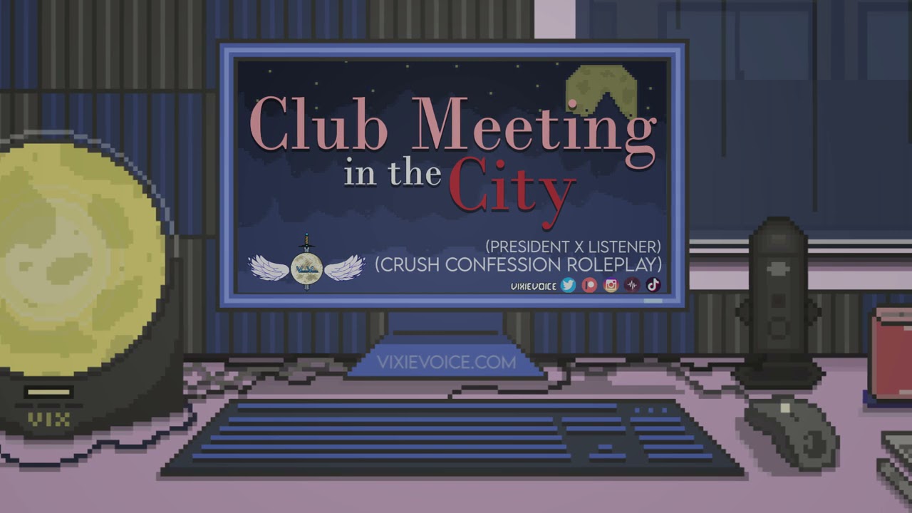 Crush Confession Roleplay - {President x Listener}{F4A} - Club Meeting in the City
