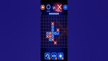 tic tac toe glow! level 16 complete gameplay walkthrough (Android iOS) #shorts #funny