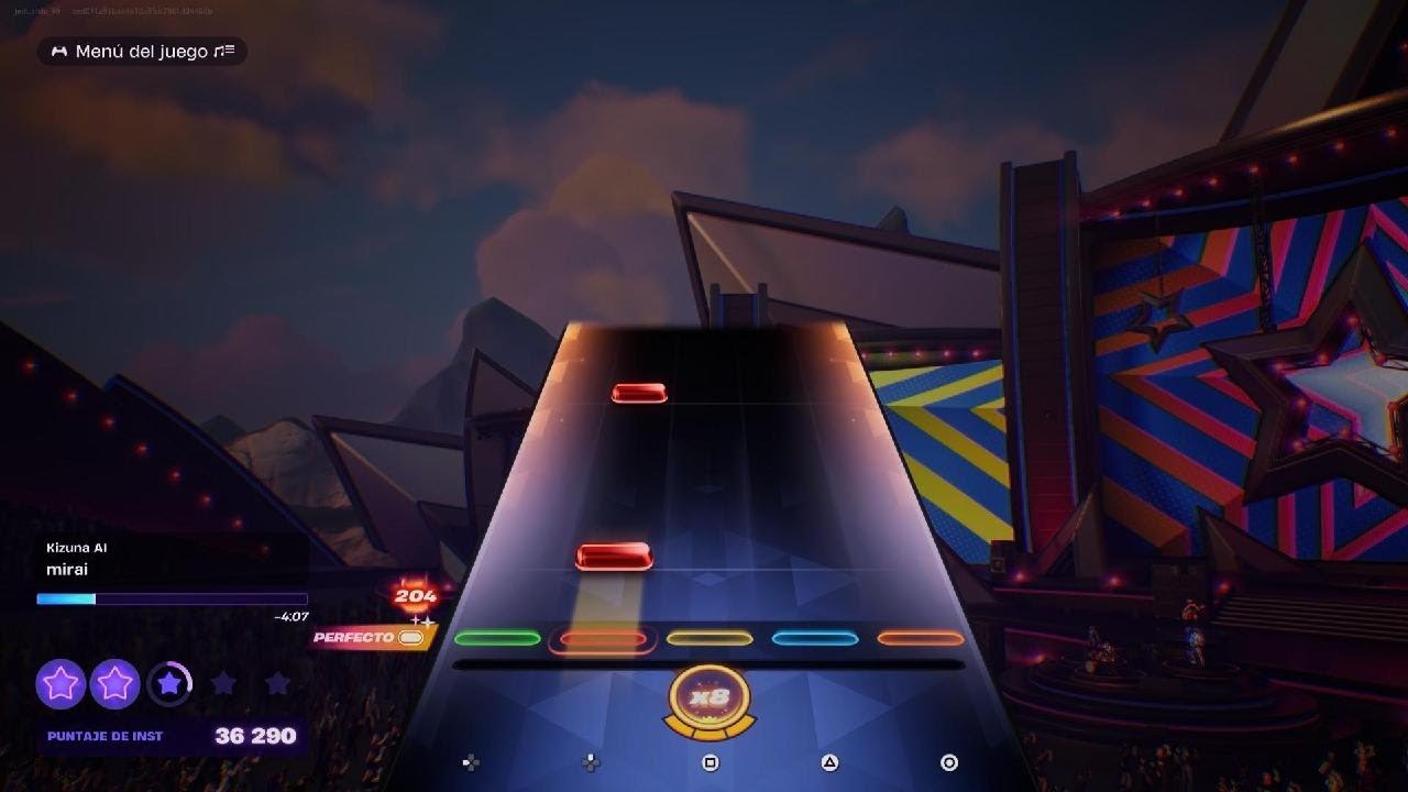 Fortnite Festival - mirai by Kizuna AI - on lead