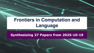 AI Frontiers: cs.CL Papers - October 19, 2025