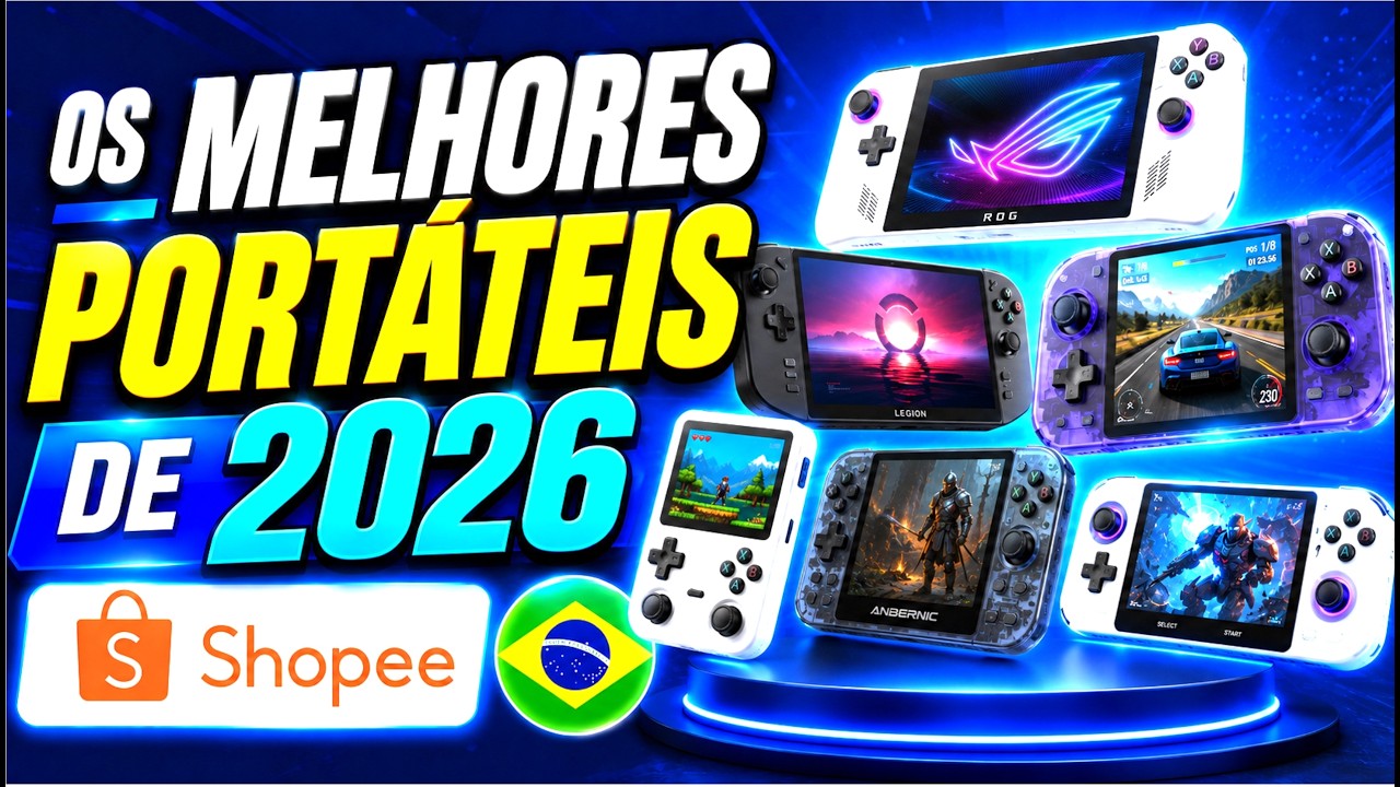 Os Melhores PORTÁTEIS da Shopee Com Estoque no BRASIL e preço da CHINA!