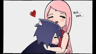 Sakura Y Sasuke Se Enseñan Sus Técnicas - Sasusaku