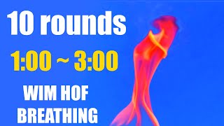 [Wim Hof] 10 rounds breathing technique to reach 3 minutes