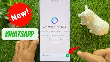 How to Send Voice Messages with Meta AI on WhatsApp || WhatsApp New Update 2024