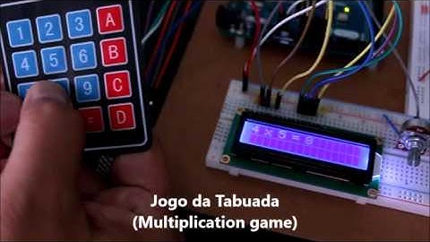 Jogo da Tabuada com Arduino, Keypad, LCD e Buzzer