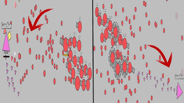 Diep.io multiboxing1 Ranger 15 tanks - 1 Ranger 10 Sniper 4 Octo tanks / twice kill Guardian (4TDM)