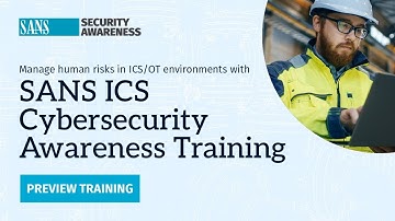 New ICS/OT Cybersecurity Awareness Training Modules