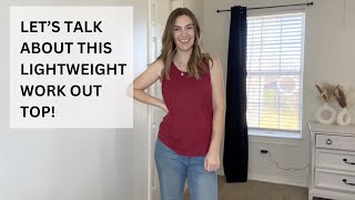 You wont believe this Stylish Sleevless Athletic Tank!!! Perfect for Working Out | Honest Review