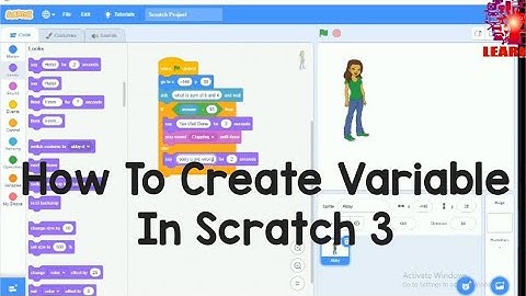 How to create variable in scratch 3// variable in scratch //scratch Tutorials//scratch for begginers