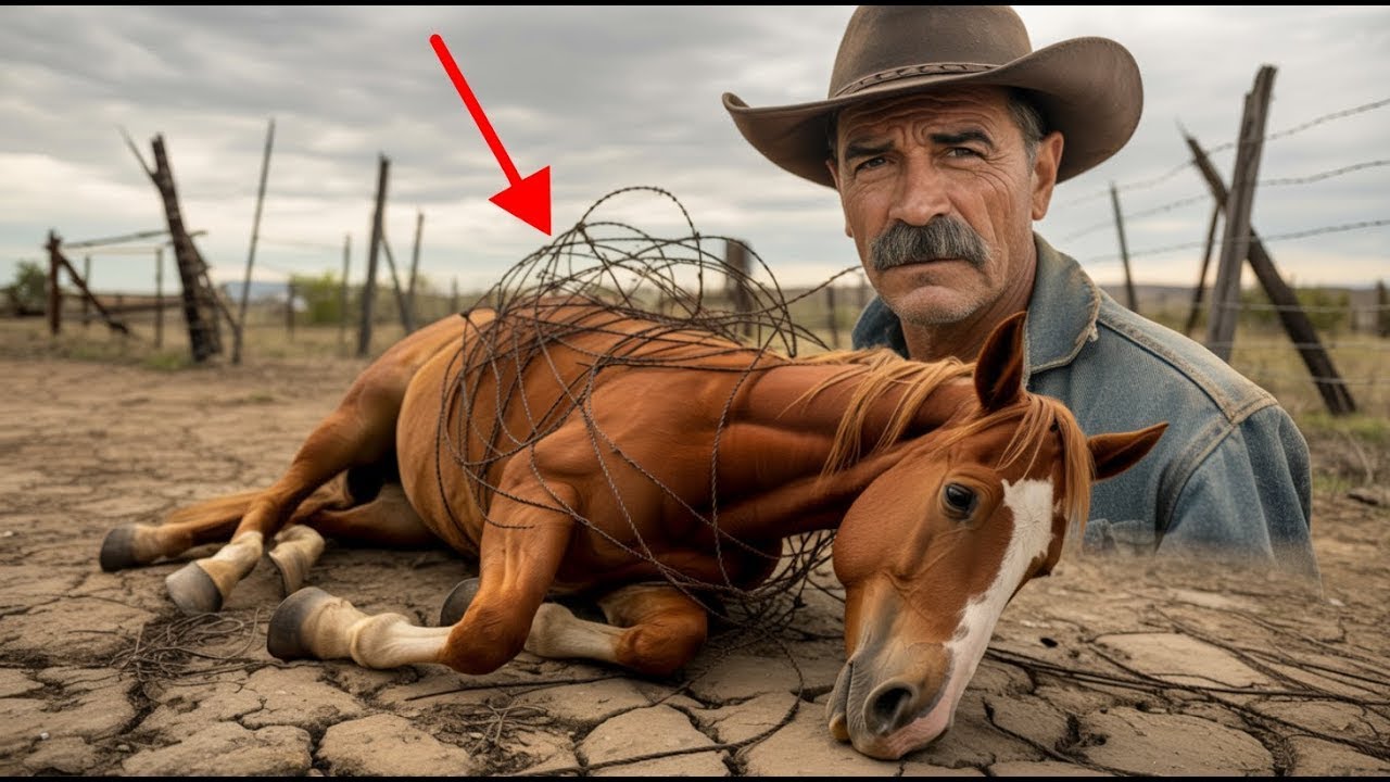 Dying Mustang Fell on the Road — Until a Silent Girl’s Gaze Brought an Unexpected Miracle